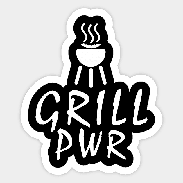 Grill Pwr Sticker by Mamon